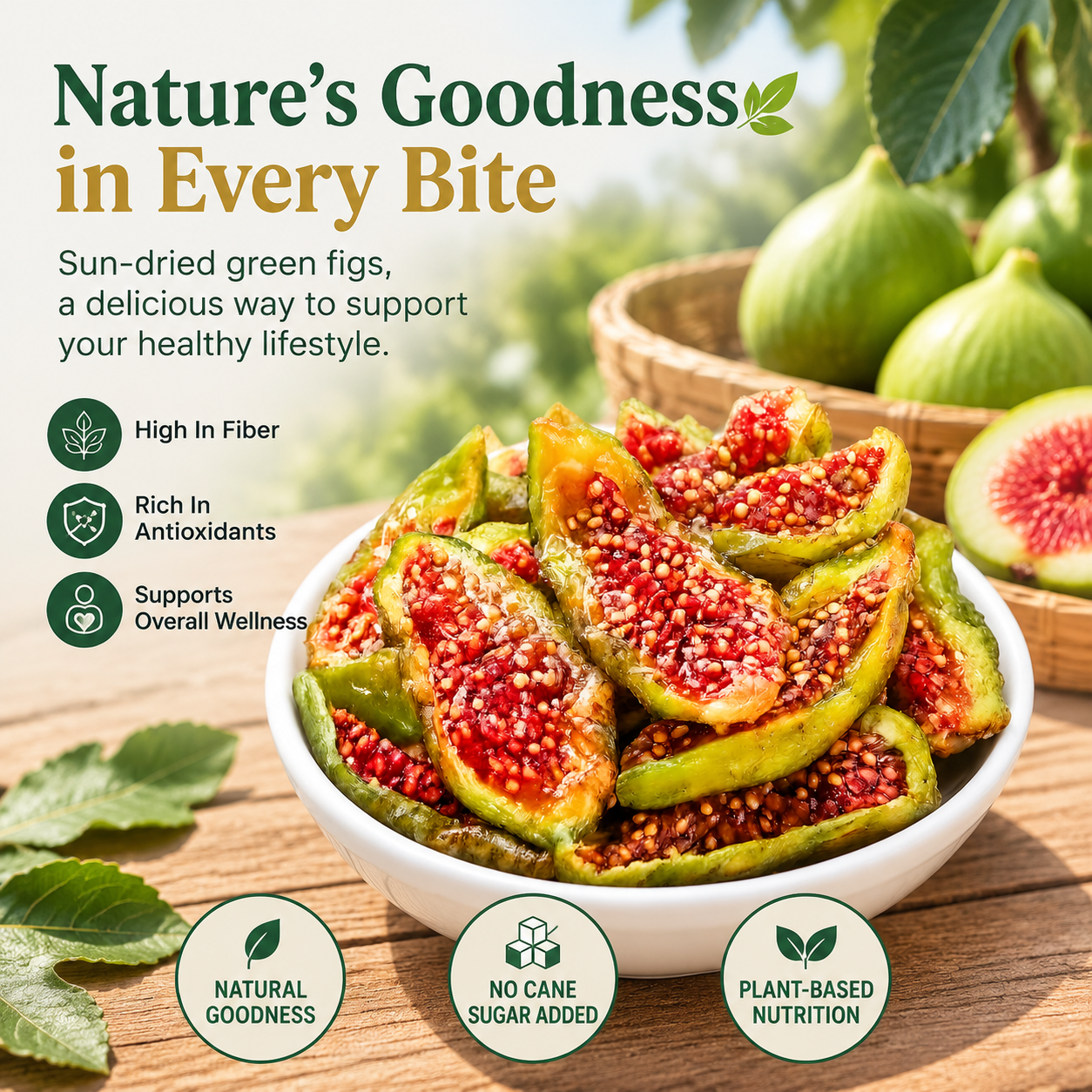 🌿Green Figs Wellness – Premium Dried Green Figs with Natural Plant Nutrients for Daily Wellness-TY