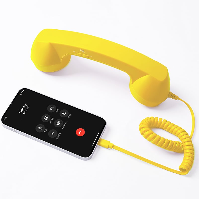 ☎️ Retro telephone handset with Type-C interface 📞-Rush