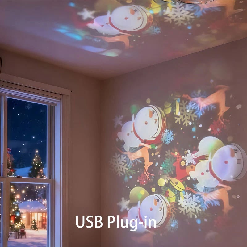 Dynamic rotating LED light projector-Rush