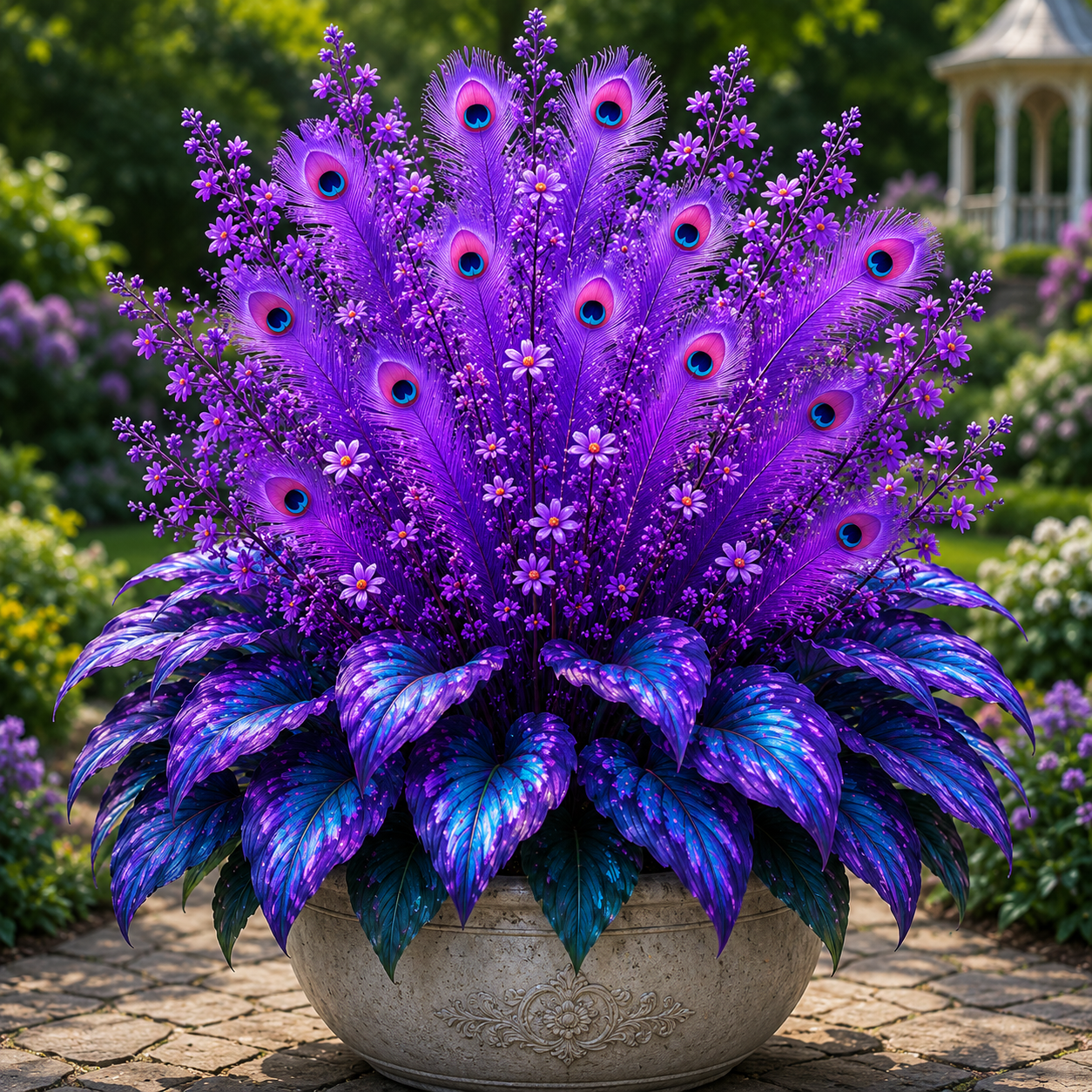 🌿🔥 Peacock Flame Hosta – Stunning Colors That Brighten Any Space 🦚-TOP1