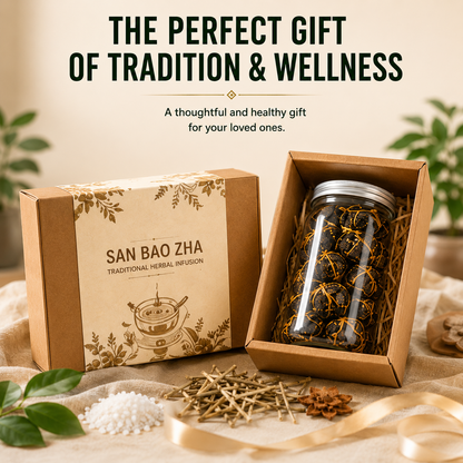 San Bao Zha – Tangerine Peel, Olive & He Gan Cao Herbal Drink-Rush