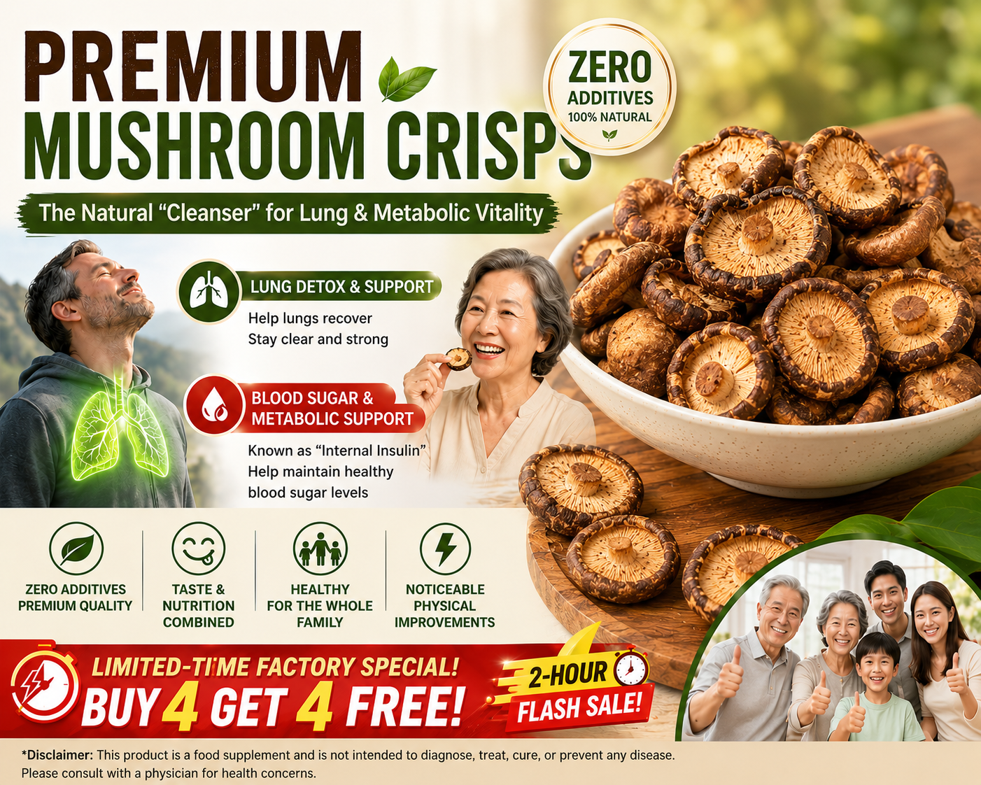 The Healthiest Daily Snack: Artisanal Mushroom Crisps for the Whole Family 🍄✨👨‍👩‍👧‍👦-TOP1
