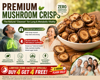 The Healthiest Daily Snack: Artisanal Mushroom Crisps for the Whole Family 🍄✨👨‍👩‍👧‍👦-TOP1