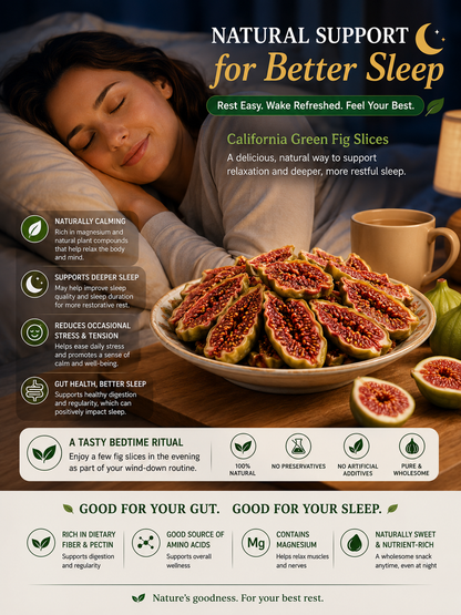 Rare Fresh Green Dried Figs 🌳Natural Gut-Healing Snack-TOP1