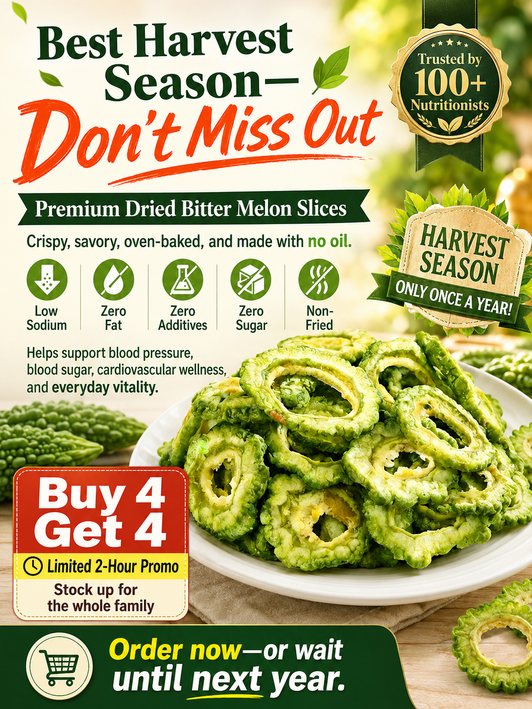 🌿Special Deal |Crispy Bitter Melon Chips -TY