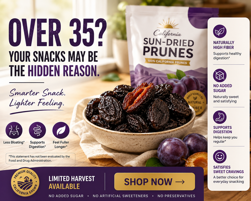California Sun-Dried Prunes 🌟 The 24-Hour Metabolism Reset 🌟-TOP1