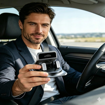 Car phone holder 360 degree rotation, suitablefor car navigation in-car dashboard-HG