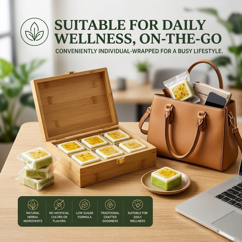 🌱 Dendrobium Mulberry Herbal Cake💚 |✨ Traditional Botanical Snack Crafted for Your Everyday Wellness Routine 🍃-TY