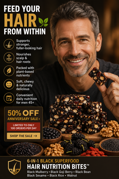 6-in-1 Black Superfood Hair Nutrition Bites™🔥-TOP1