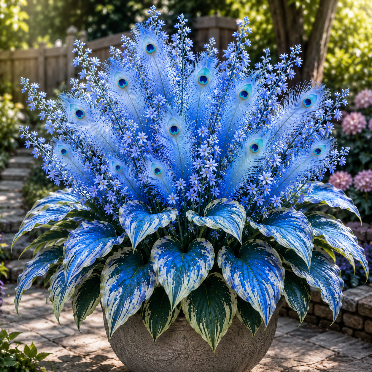 🌿🔥 Peacock Flame Hosta – Stunning Colors That Brighten Any Space 🦚-TOP1