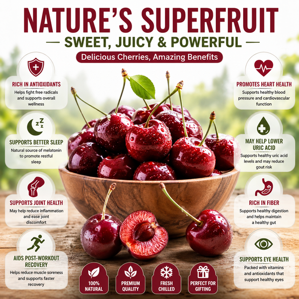 🍒 Premium Cherries – Nature’s Sweetest Delight-Rush