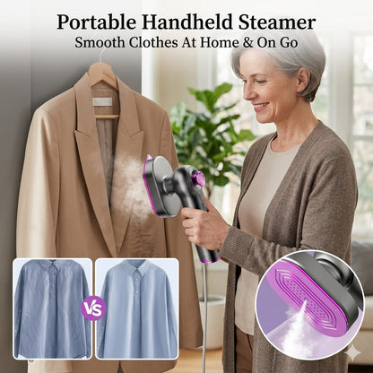 👕Toss Your Bulky Iron! Portable Steamer Irons Wrinkles In Seconds-HG