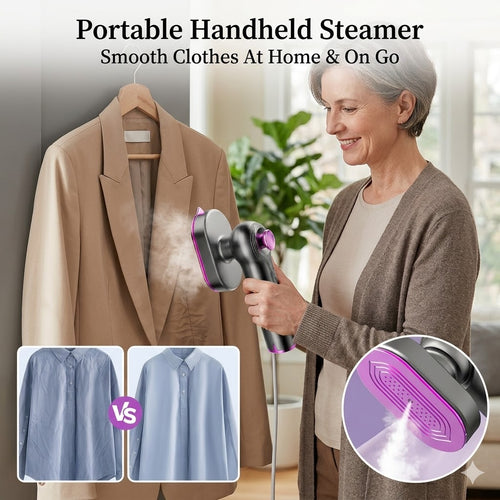 👕Toss Your Bulky Iron! Portable Steamer Irons Wrinkles In Seconds-HG