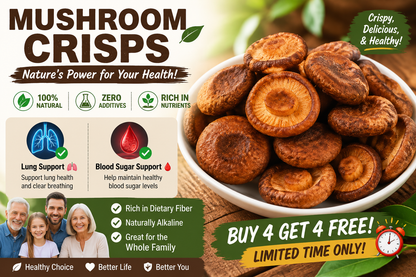 The Healthiest Daily Snack: Artisanal Mushroom Crisps for the Whole Family 🍄✨👨‍👩‍👧‍👦-TOP1