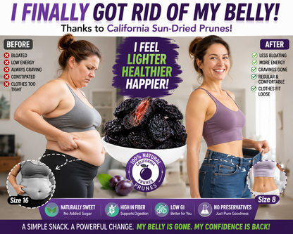 California Sun-Dried Prunes 🌟 The 24-Hour Metabolism Reset 🌟-TOP1