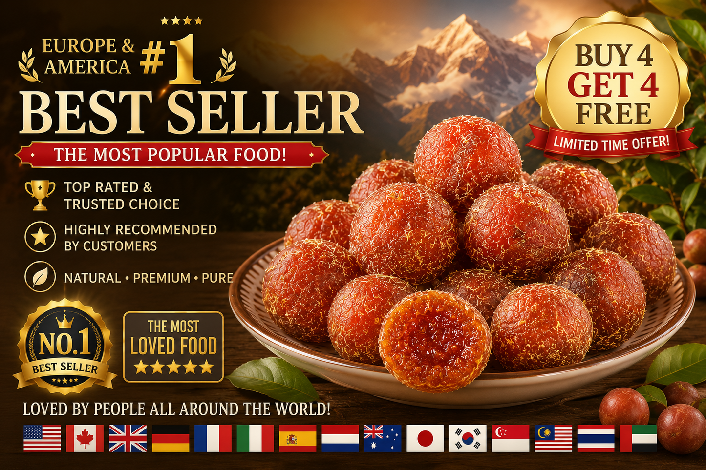 ⏳ Once-a-Year Himalayan Amla Harvest — Hand-Picked Premium Fruit Bites | Limited Seasonal Batch-TY