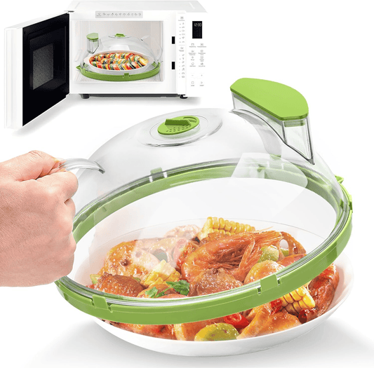Microwave Splatter Cover with Water Steamer-Rush