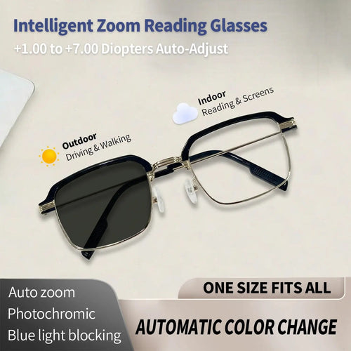 👓✨Auto-Adjusting HD Reading Glasses for Men & Women-Rush
