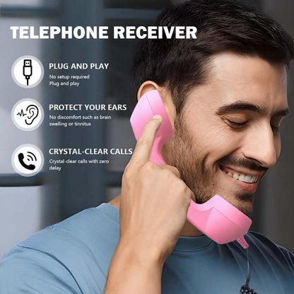 ☎️ Retro telephone handset with Type-C interface 📞-Rush