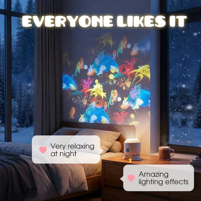 Dynamic rotating LED light projector-Rush