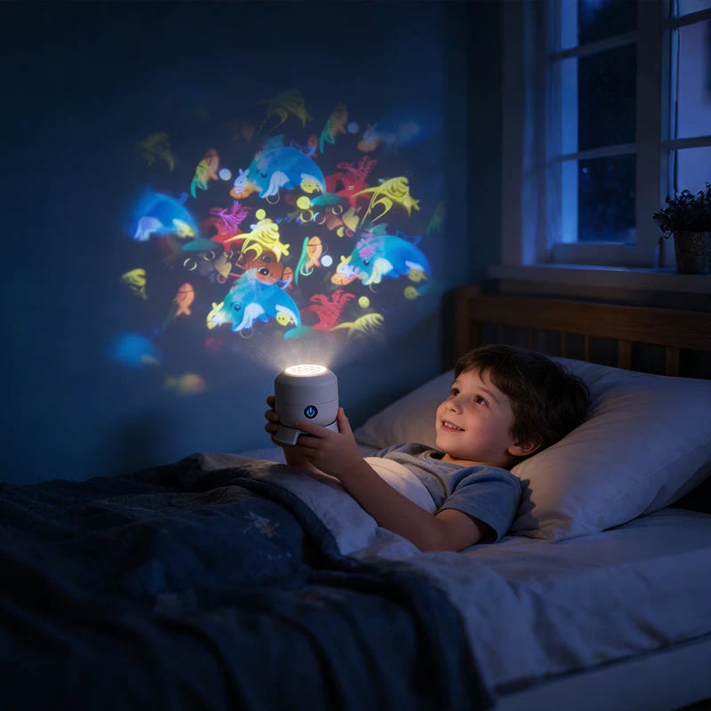 Dynamic rotating LED light projector-Rush