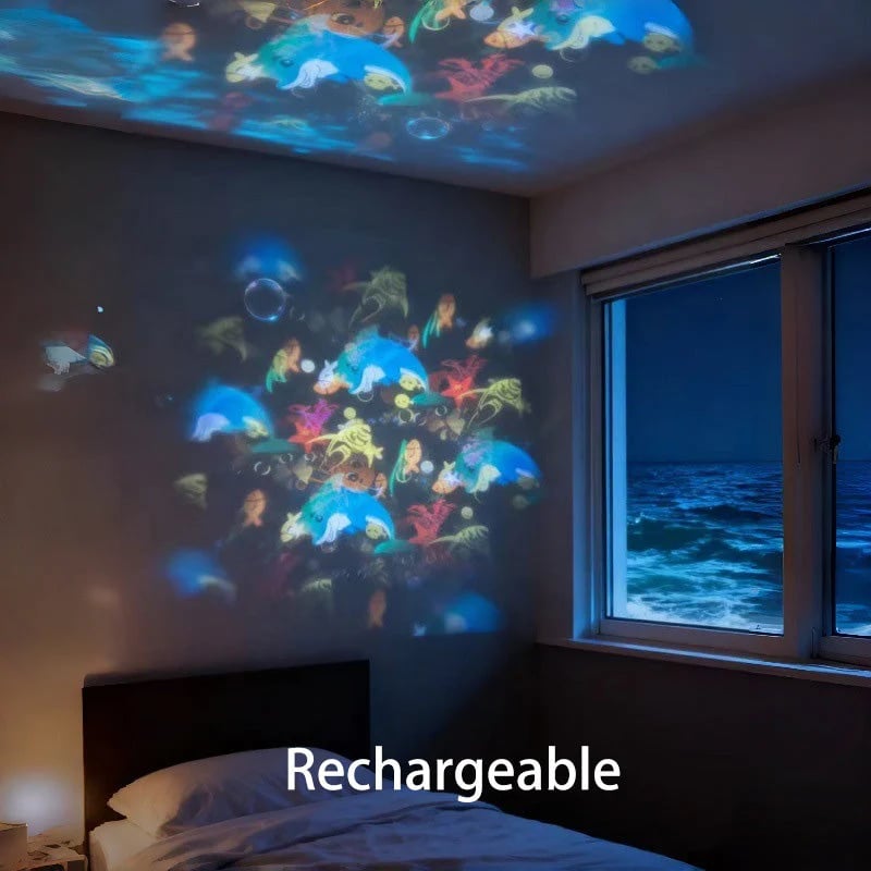 Dynamic rotating LED light projector-Rush