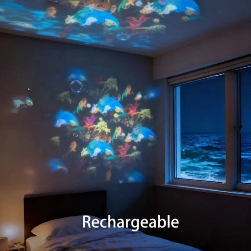 Dynamic rotating LED light projector-Rush