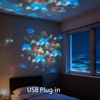 Dynamic rotating LED light projector-Rush