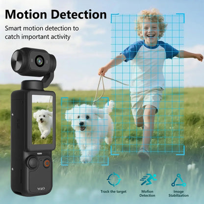 🎥 Upgraded Vlogging Camera – 180° Rotating Lens, Full-Body Video Recorder for Travel, Daily Life & Content Creation-Rush