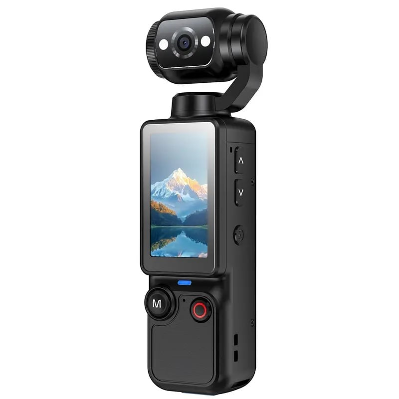 🎥 Upgraded Vlogging Camera – 180° Rotating Lens, Full-Body Video Recorder for Travel, Daily Life & Content Creation-Rush