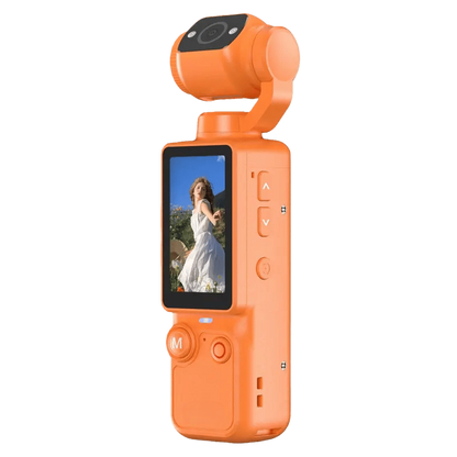 🎥 Upgraded Vlogging Camera – 180° Rotating Lens, Full-Body Video Recorder for Travel, Daily Life & Content Creation-Rush