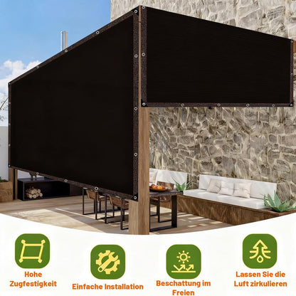🔥Limited Time 50% Off✨Shade&Beyond 90% Sun Shade Cloth with Grommets-Rush