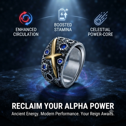 🪐Cosmic Energy Meteorite Ring | 🚀 Men's Essential 💪 -TY