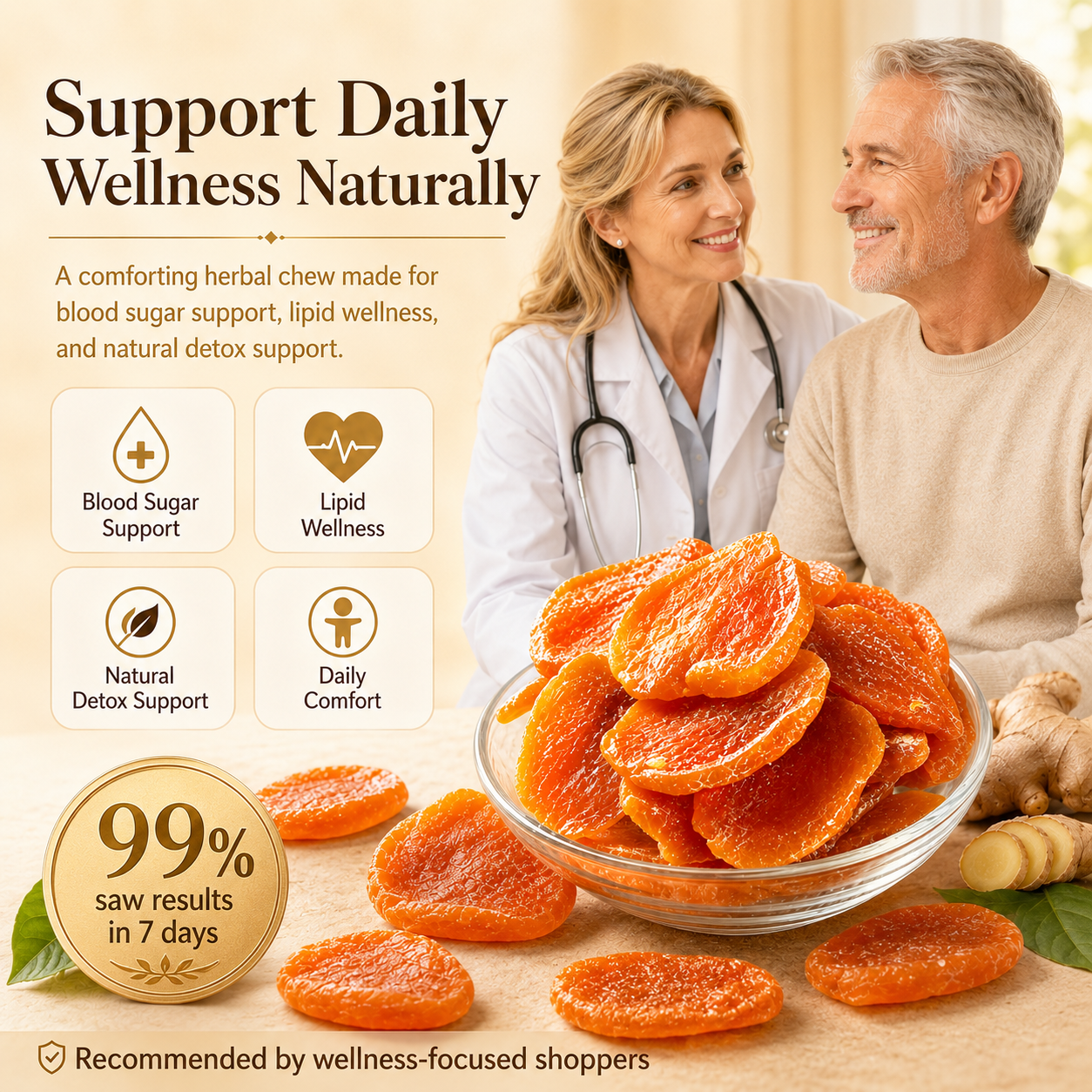 🌿 Aged Citrus Shiso Ginger Chews 🍊-✨ A Naturally Soft & Chewy Herbal Snack | Your Daily Wellness Choice🌱-TY