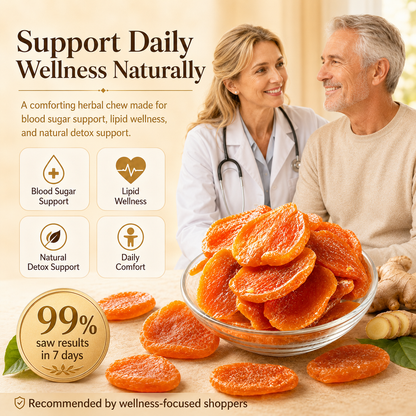 🌿 Aged Citrus Shiso Ginger Chews 🍊-✨ A Naturally Soft & Chewy Herbal Snack | Your Daily Wellness Choice🌱-TY