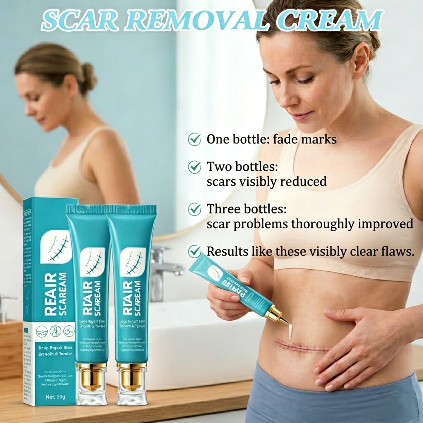 Scar Repair Cream 🔬 Synergistic Repair from Lab to Smooth Skin✨-HG