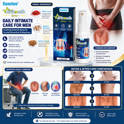 🌿Men’s Varicocele Relief Spray, Natural Intimate Care-H