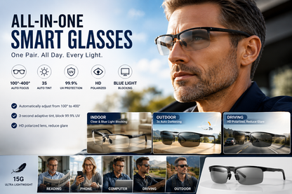 50% OFF TODAY ONLY!Photochromic Sunglasses with Anti-TOP1