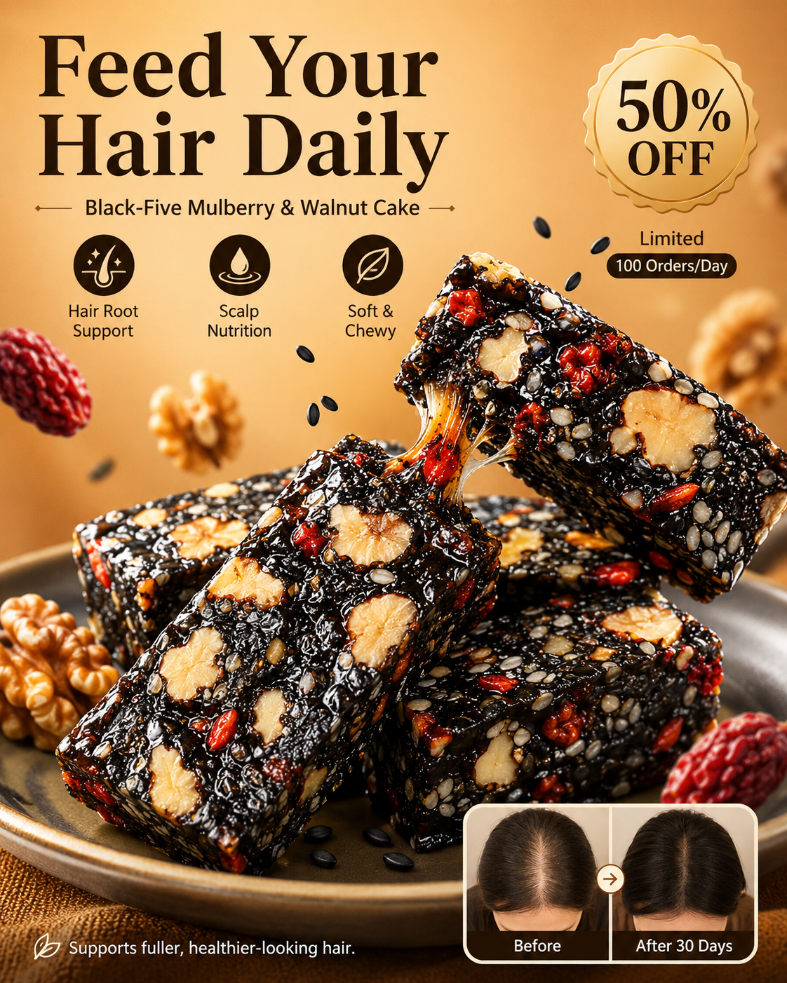 ✨ The Delicious Daily Snack for Fuller, Stronger-Looking Hair-TOP1