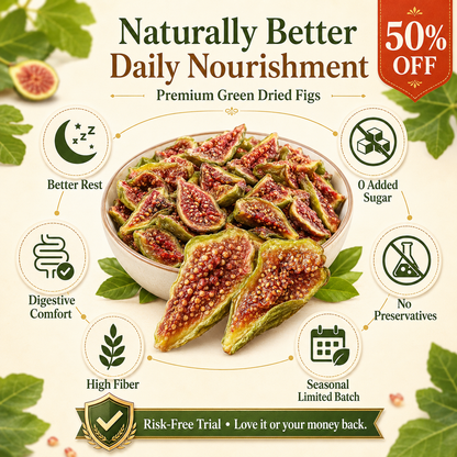 🌿Premium Emerald Dried Figs | 100% Sun-Dried Superfood ☀️ -TOP1