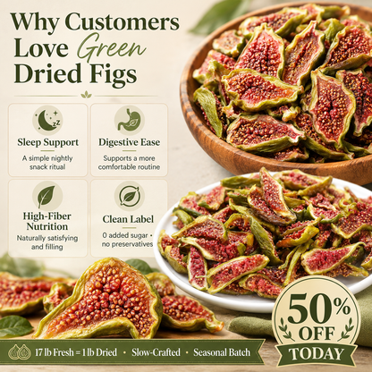 🌿Premium Emerald Dried Figs | 100% Sun-Dried Superfood ☀️ -TOP1