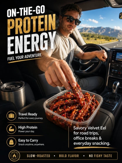 Velvet Eel™ — The Sweet & Spicy Protein Snack Everyone Can’t Put Down! 🔥-TOP1
