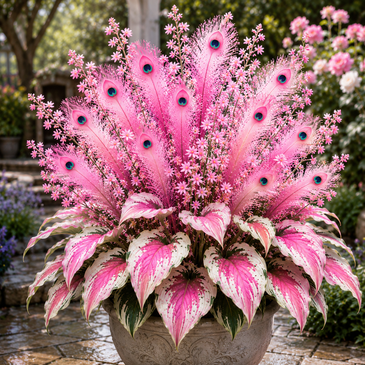 🌿🔥 Peacock Flame Hosta – Stunning Colors That Brighten Any Space 🦚-TOP1