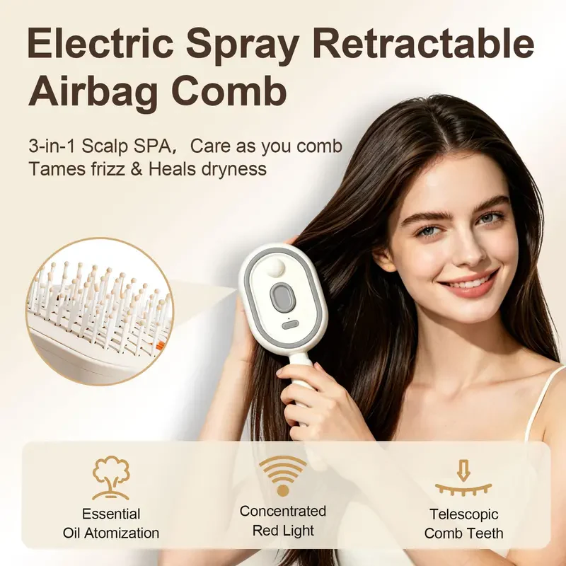 🔥Best Seller 50% OFF🎉Air Cushion Electric Massage Comb-HG