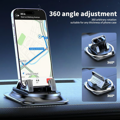 Car phone holder 360 degree rotation, suitablefor car navigation in-car dashboard-HG