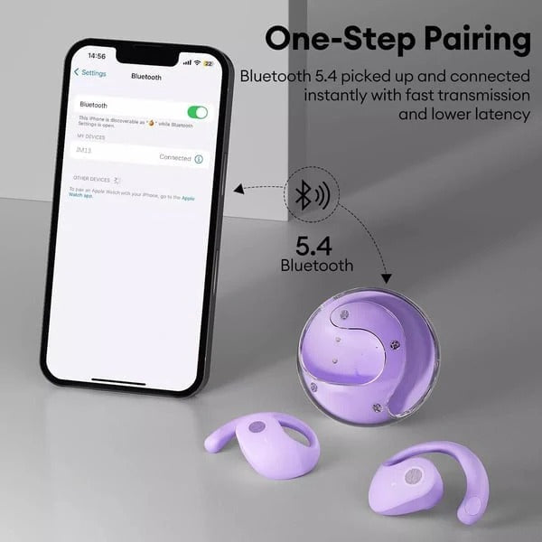 🏆AI-Powered Wireless Bluetooth 5.4 Earphones | Ultra-Clear Translation -HG