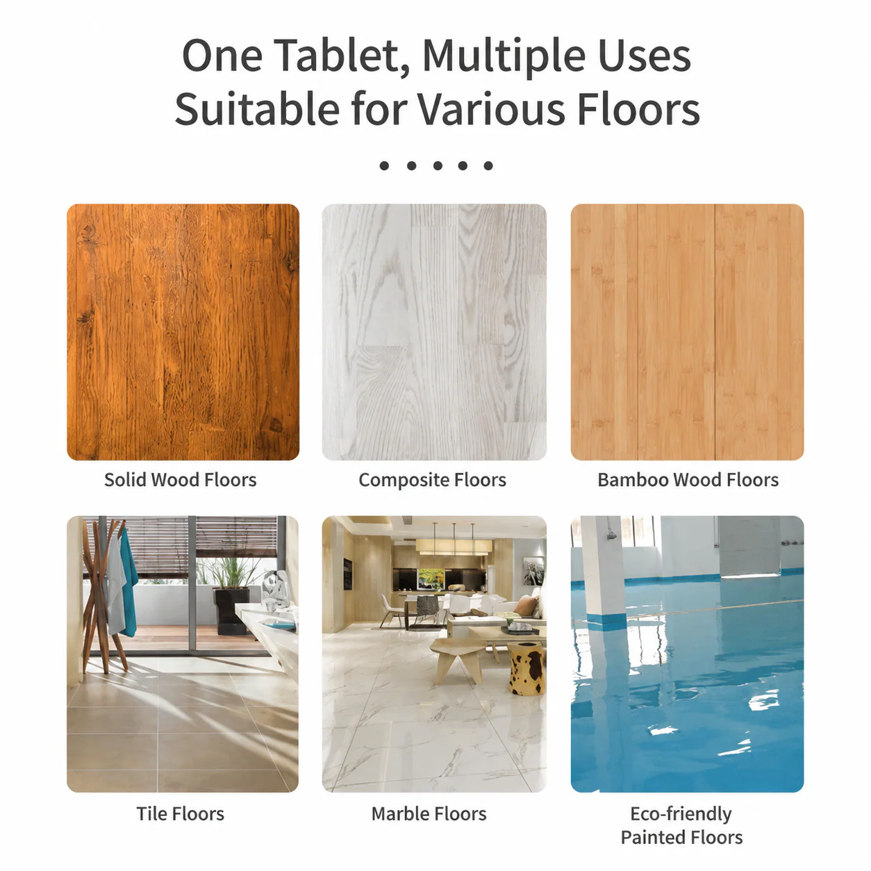 Multi-Surface Antibacterial Cleaner for Hardwood, Tile & Laminate-HG