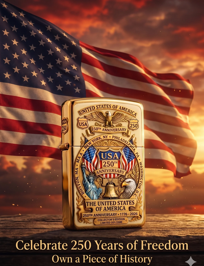 🔥🎁USA 250th Anniversary Lighter-HG