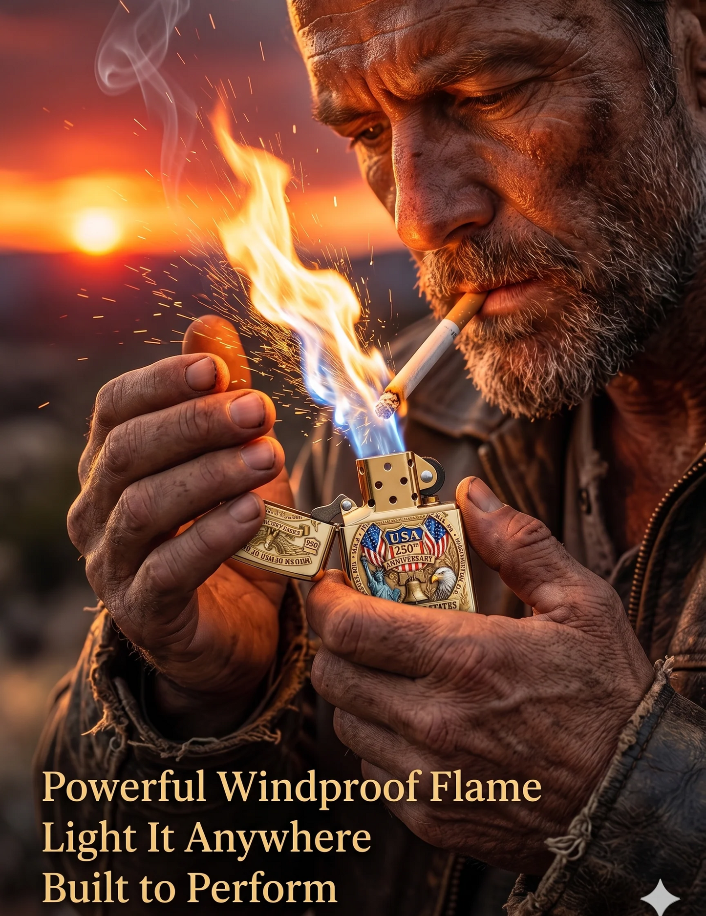 🔥🎁USA 250th Anniversary Lighter-HG