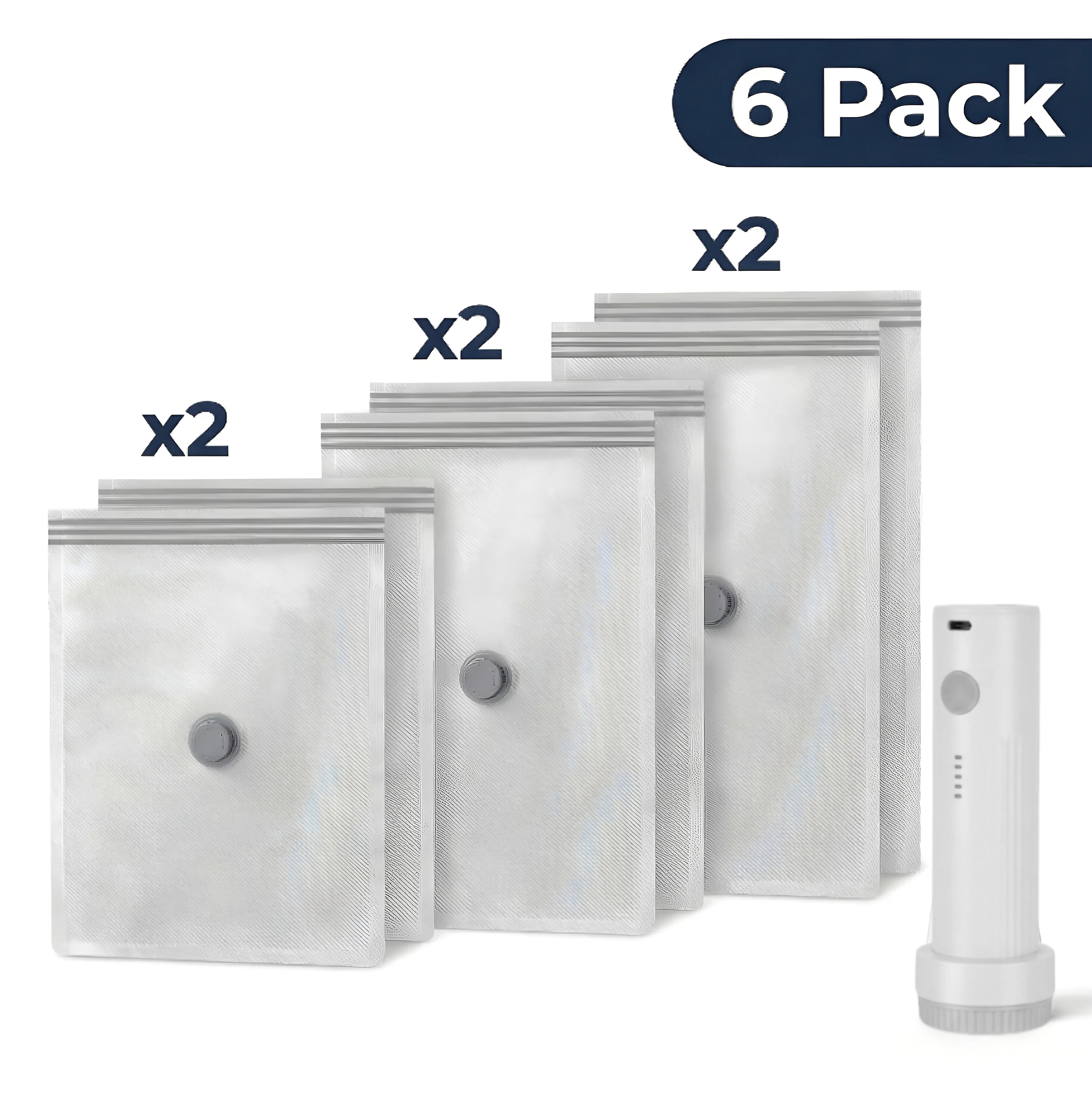 6 Pack (Basic model S x2 +M x2 + L x2)